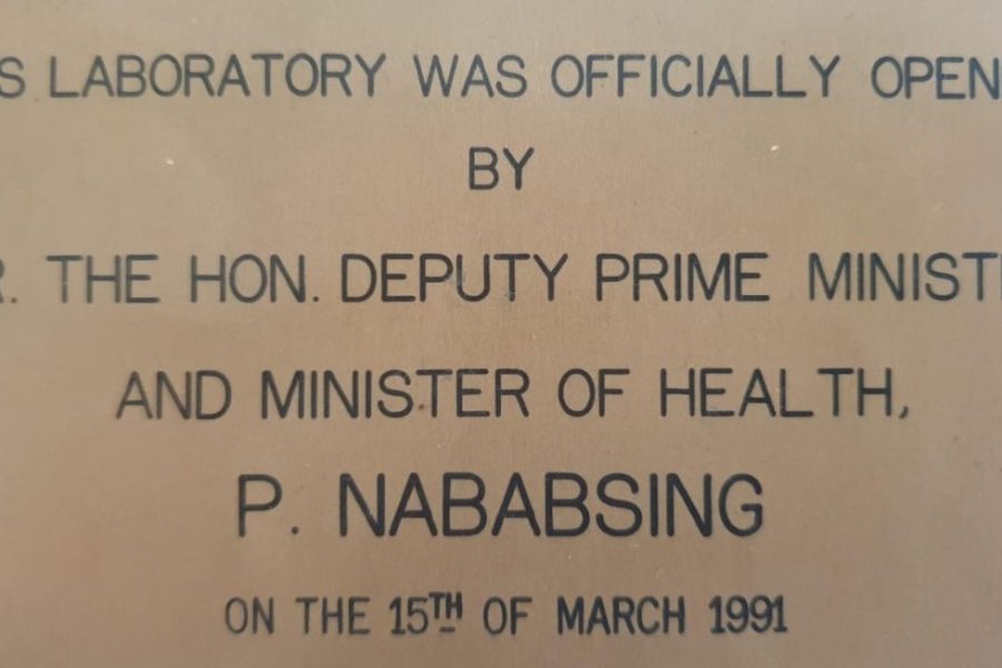 Laboratory Opening Mr Laloo QHL 1991